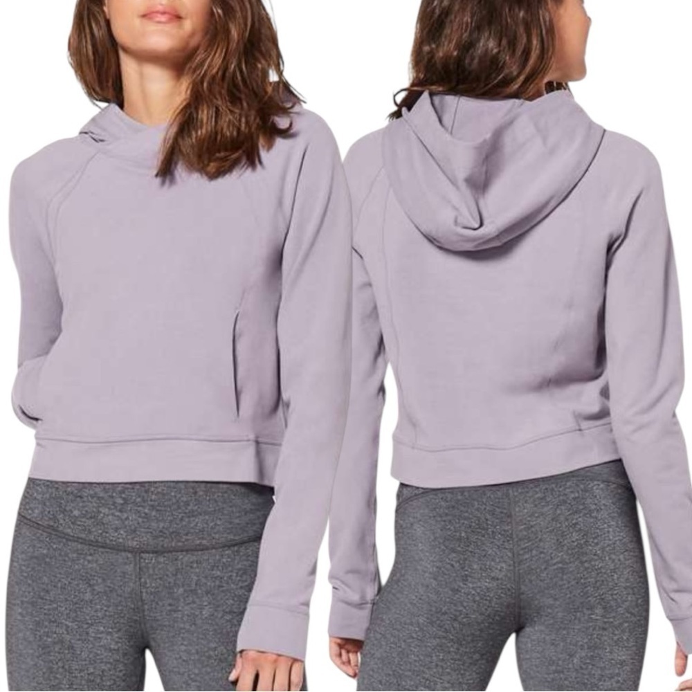 Lululemon Nice & Natural Popover Top 4 Dusty Dawn Purple